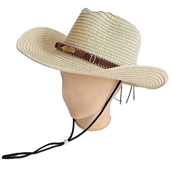 Vivi Idee Cowboyhut Strohhut Unisex, Sonnenhut günstig online kaufen
