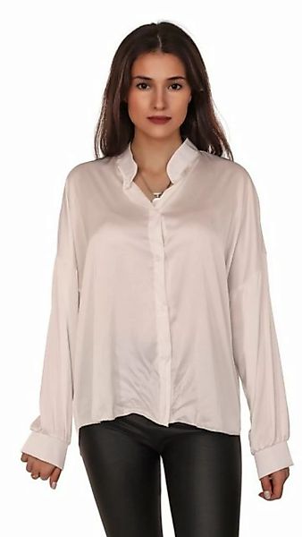 Charis Moda Langarmbluse Bluse im asymmetrischem Schnitt vorne kürzer hinte günstig online kaufen
