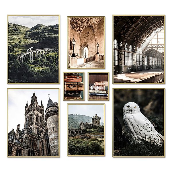 ARTFAVES Bilder-Collage Poster Set - POTTERHEAD günstig online kaufen