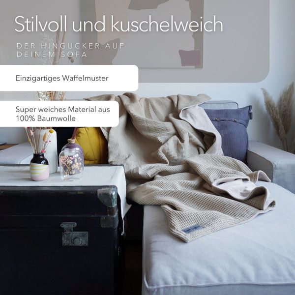 Wohndecke flauschige Kuscheldecke, wärmende Couchdecke aus günstig online kaufen
