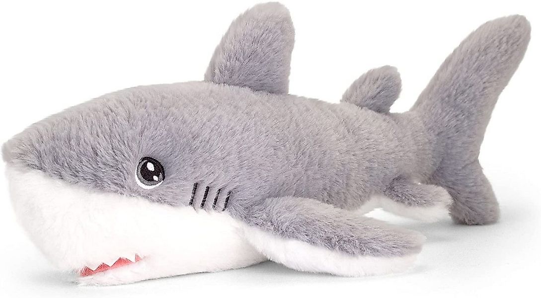 azzesso Kuscheltier Hai (1-St., 33 cm), flauschiges Stofftier, Grau, Plüsch günstig online kaufen