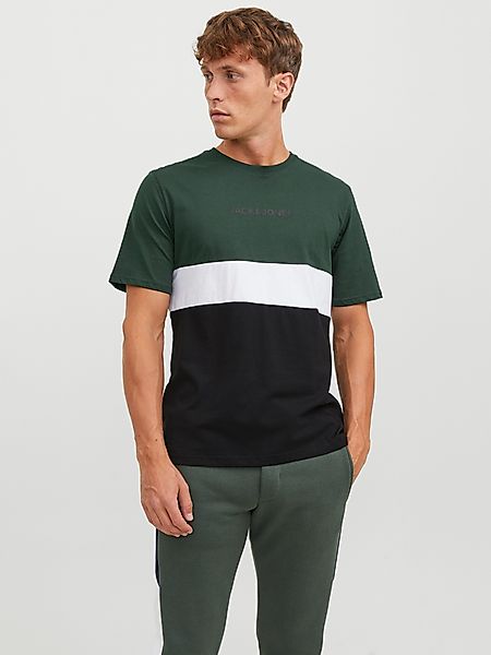 Jack & Jones Rundhalsshirt JJEREID BLOCKING günstig online kaufen