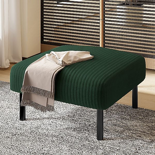 STILVORA Wohnzimmer-Set aus Cordstoff,Hocker Fußbank mit günstig online kaufen