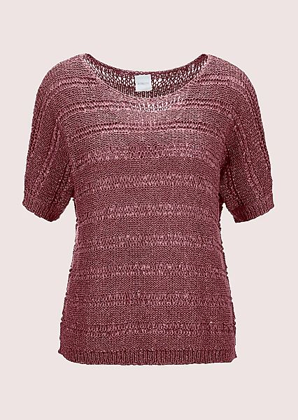 MADELEINE Longpullover "Pullover Bändchen-Pullover mit Glanz-Effekt" günstig online kaufen