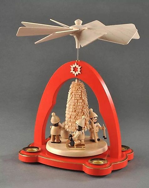 Albin Preissler Weihnachtspyramide "Tischpyramide - Winterkinder, Weihnacht günstig online kaufen
