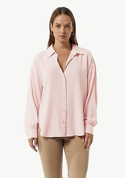 comma casual identity Langarmbluse Strukturierte Bluse günstig online kaufen