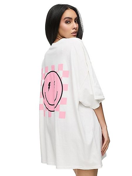 Worldclassca T-Shirt Worldclassca Oversized Print SMILE HAPPY T-Shirt Somme günstig online kaufen