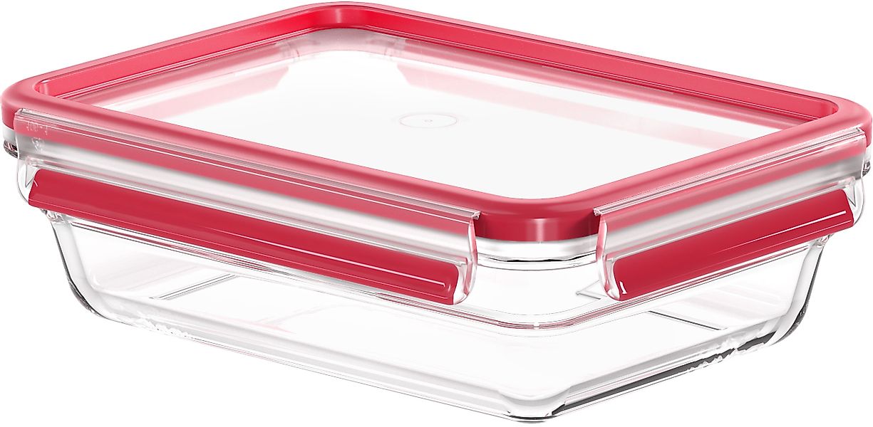 Emsa Aufbewahrungsbecher »Clip & Close Glas« 2 tlg. 1,1 Liter, rechteckig, günstig online kaufen
