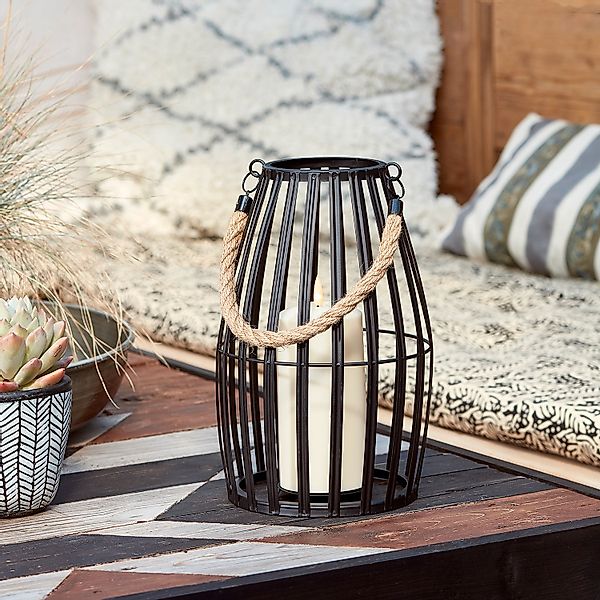 Beleuchtungsset Gartenlaterne und Outdoor Kerzen günstig online kaufen
