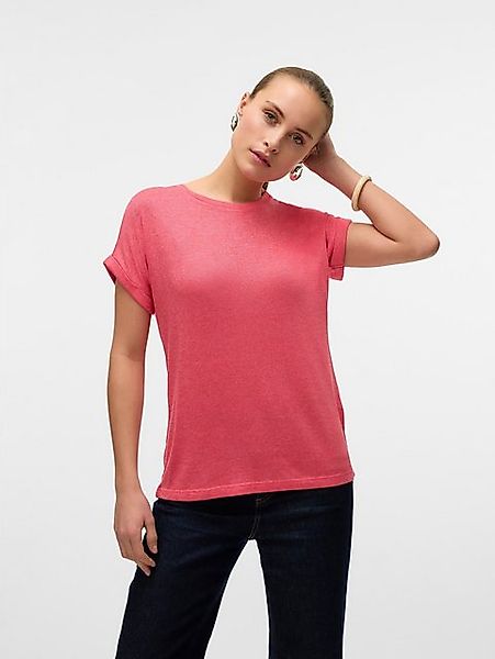 Vero Moda Kurzarmpullover VMBRIANNA SS O-NECK PULLOVER BOO REP günstig online kaufen