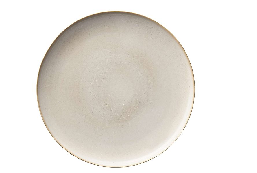 Saisons Platzteller – Steingut Teller mit Effektglasur sand günstig online kaufen