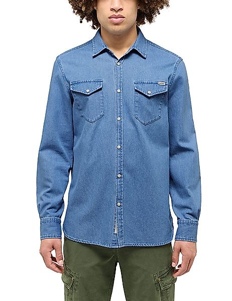 MUSTANG Langarmhemd Style Duver Jeansoptik mit günstig online kaufen