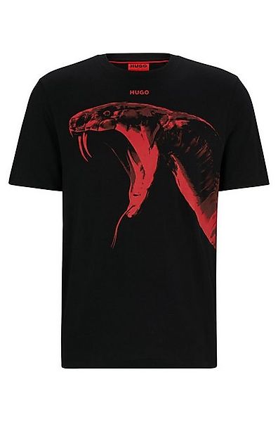 HUGO T-Shirt Dikobra 10260122 01, Black günstig online kaufen