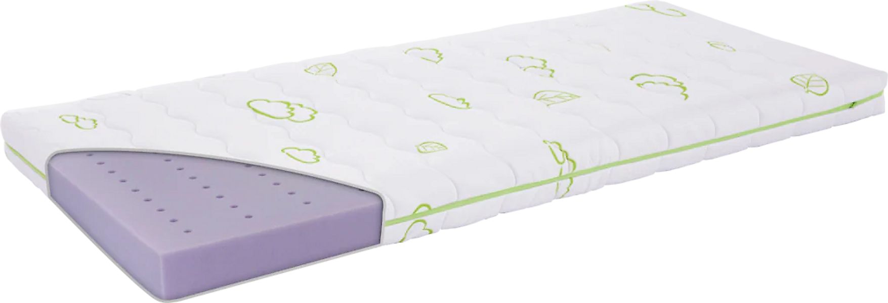 Träumeland Jugendmatratze "Matratze PASTELLTRAUM", 12 cm hoch, (1 St., 1-tl günstig online kaufen