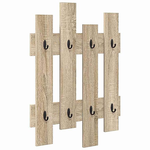 vidaXL Regal Wandmontierter Kleiderständer Sonoma Eiche günstig online kaufen