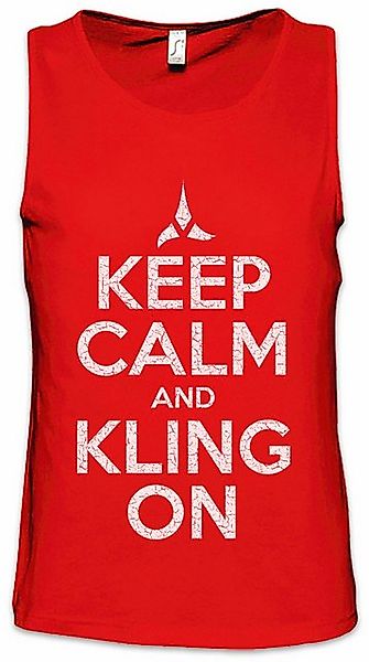 Urban Backwoods Tanktop Keep Calm And Kling On Ärmelloses T-Shirt Star Fun günstig online kaufen
