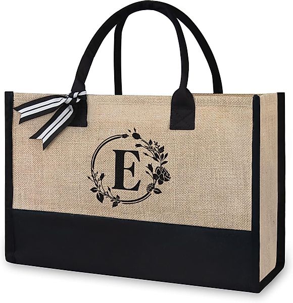OKWISH Einkaufsshopper Personalisierte Initialen Tragetasche Strandtasche günstig online kaufen