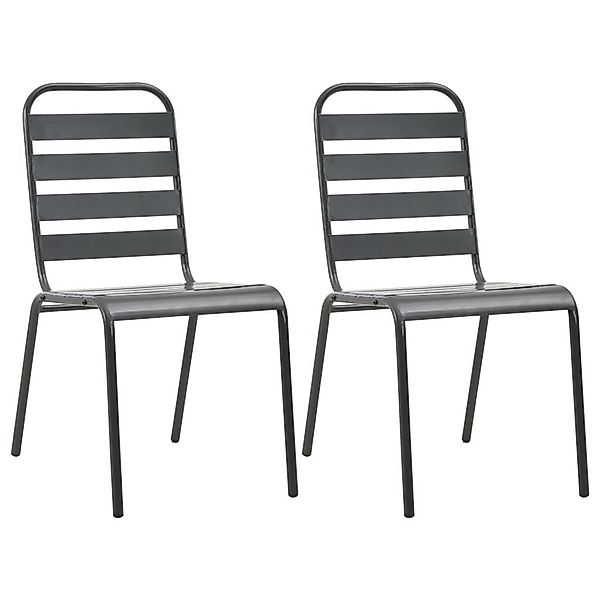 vidaXL Gartenstuhl Stapelbare Gartenstühle 2 Stk. günstig online kaufen