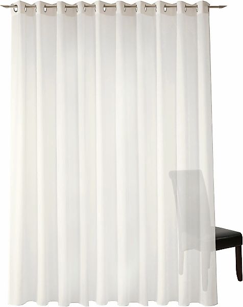 Neutex for you Vorhang "Kiss" Ösen 1 Stk. tlg. Uni in natürlicher Optik, na günstig online kaufen