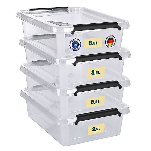 astor24 Aufbewahrungsbox Aufbewahrungsbox mit Deckel 4er günstig online kaufen