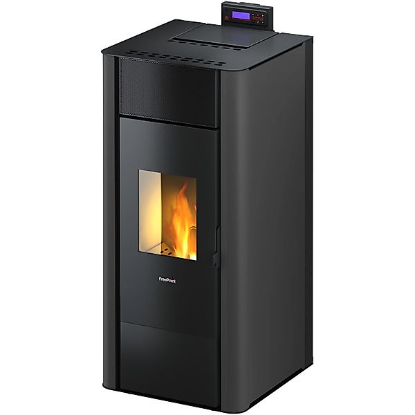 Freepoint Wasserführender Pelletofen Tesis 4,7 - 22,8 kW Anthrazit günstig online kaufen