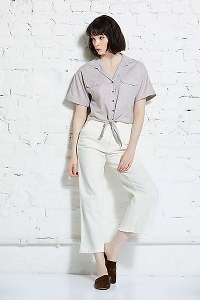 wunderwerk Kurzarmbluse O shape blouse linenmix günstig online kaufen