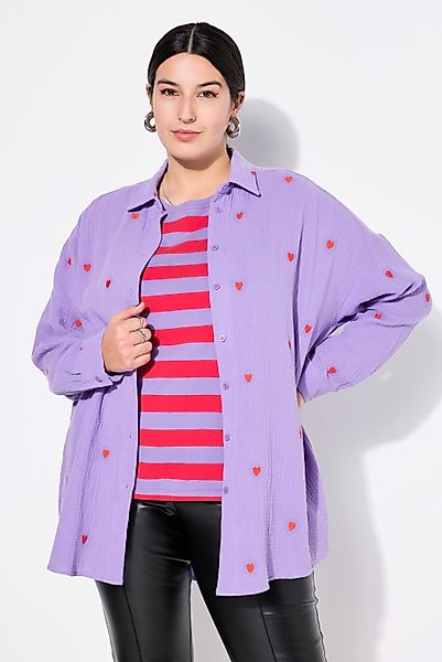 Studio Untold Hemdbluse Hemdbluse oversized Musselin günstig online kaufen