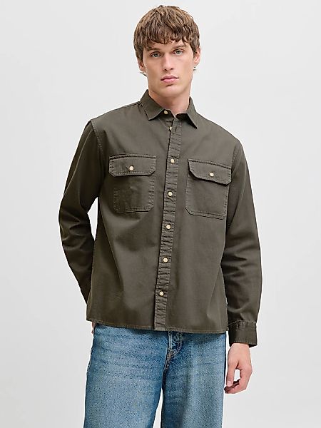 Jack & Jones Langarmhemd "JJETRAVIS SHIRT LS NOOS", mit Brusttaschen günstig online kaufen