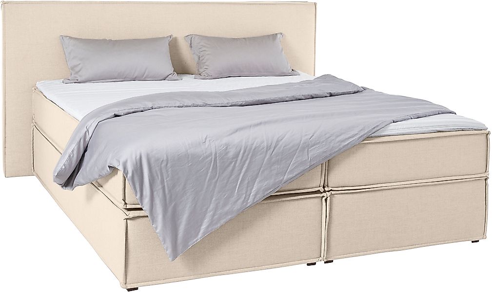 LeGer Home by Lena Gercke Boxspringbett »Yuma« incl. Topper, in 4 Breiten, günstig online kaufen