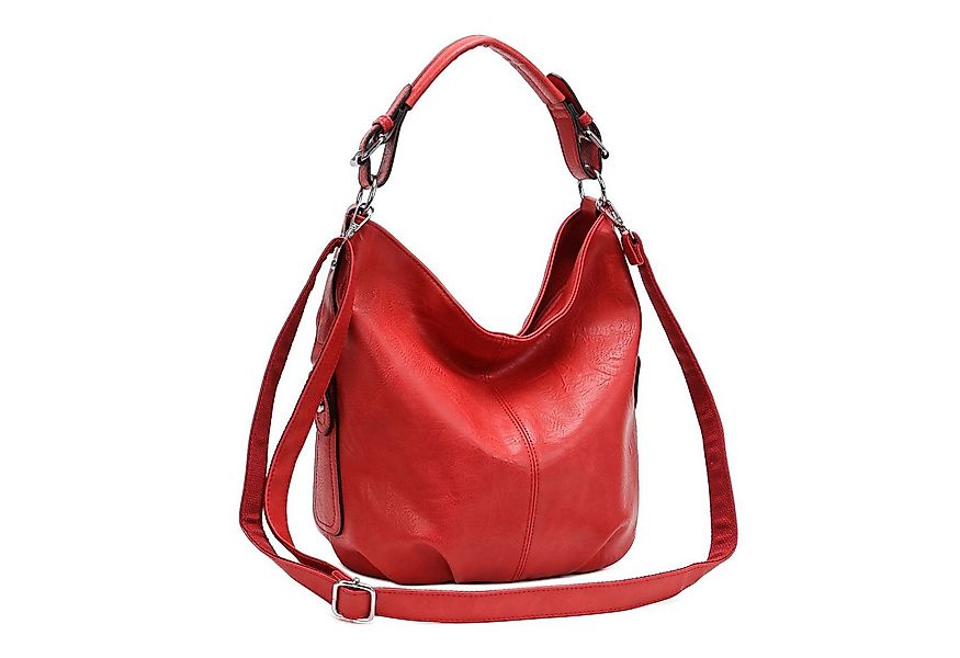 ITALYSHOP24 Schultertasche DAMEN TASCHE Hobo Bag Umhängetasche Crossbody Sh günstig online kaufen