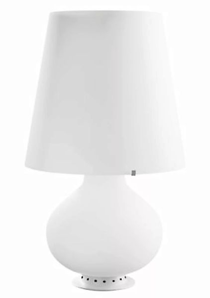 Tischleuchte Fontana Large LED glas weiß / LED - H 78 cm - Fontana Arte - W günstig online kaufen