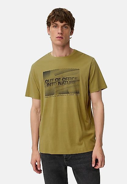 camel active Print-Shirt aus nachhaltigem Organic Cotton Kurzarm Rundhals günstig online kaufen