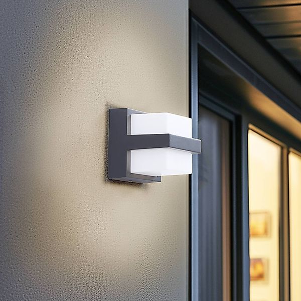 Lindby Smart LED-Außenwandleuchte Fyra eckig CCT RGB Tuya günstig online kaufen