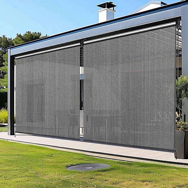 TLGREEN Senkrechtmarkise 180/240x240cm Vertikalmarkise,HDPE-Schattentuch (f günstig online kaufen