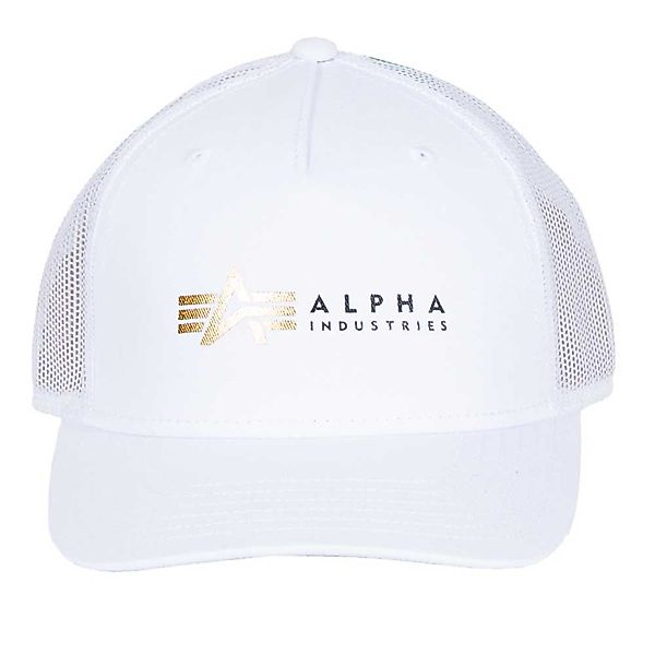 Alpha Industries Foil Print Trucker-kappe One Size White günstig online kaufen