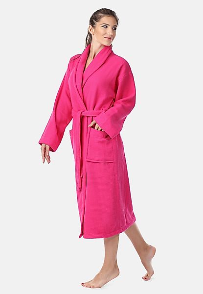 Ladeheid Bademantel Damen Waffelpiqué Bademantel - günstig online kaufen