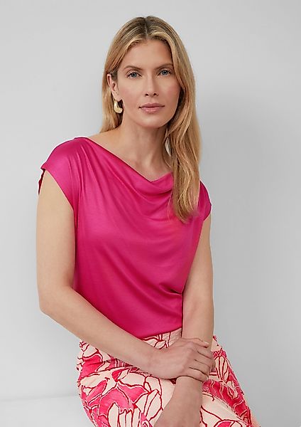 s.Oliver BLACK LABEL Kurzarmshirt T-Shirt mit günstig online kaufen
