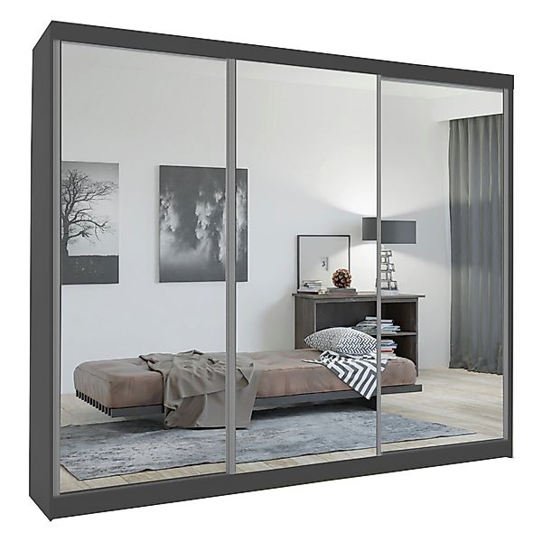 MOEBLO Kleiderschrank LUXI (Schwebetürenschrank 2,3-türig Schrank günstig online kaufen
