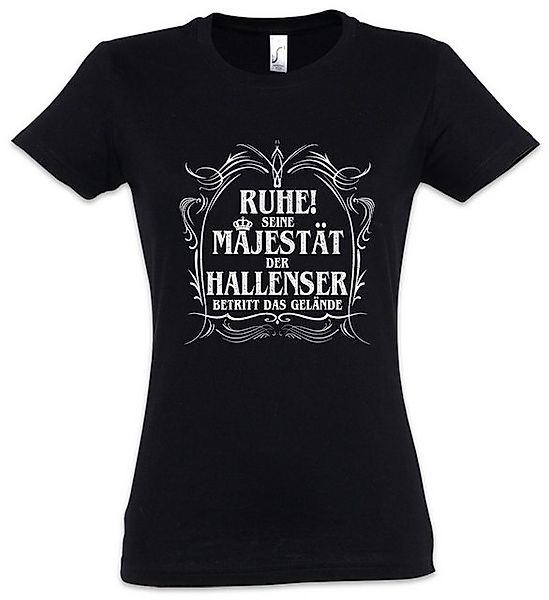 Urban Backwoods Print-Shirt Seine Majestät Der Hallenser Damen T-Shirt DDR günstig online kaufen