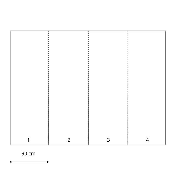 Sanders & Sanders Fototapete Berglandschaft Mit Bäumen Graublau 3,6 x 2,7 m günstig online kaufen