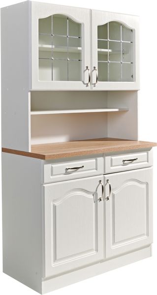 wiho Küchen Küchenbuffet "Linz" 100 cm breit, in Landhaus-Optik günstig online kaufen