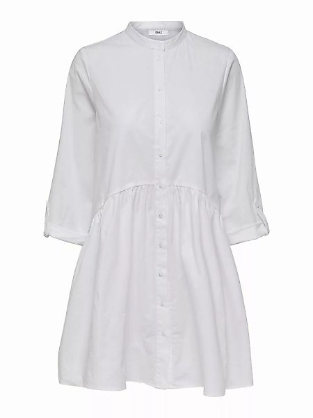 Only Ditte Life 3/4 Shirt Woven Kurzes Kleid 42 White günstig online kaufen