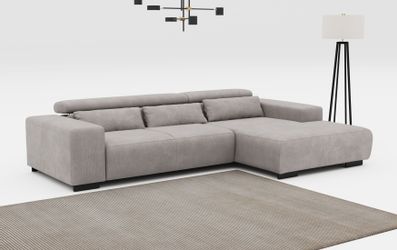 COTTA Ecksofa Side L-Form, mit Kopfteilverstellung günstig online kaufen