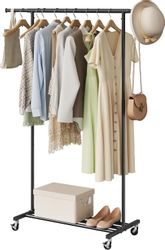 EUGAD Kleiderständer, (1 St), auf Rollen, günstig online kaufen