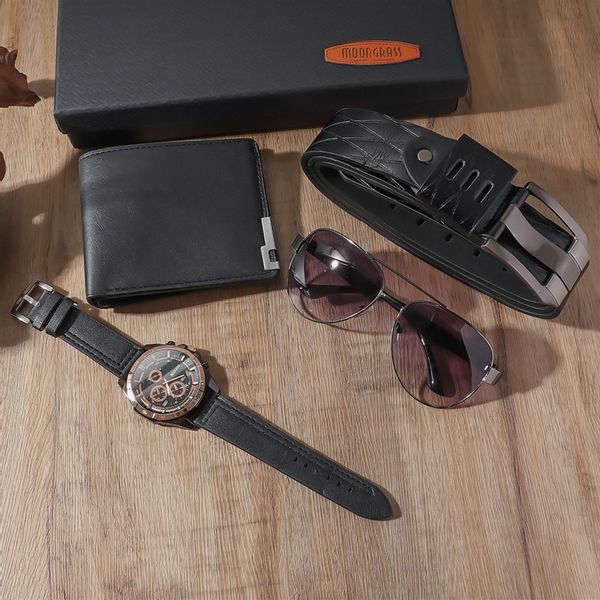 MODFU Geldbörse Herren Gentleman Geschenkset Accessoire günstig online kaufen