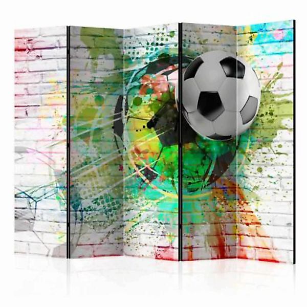 artgeist Paravent Colourful Sport II [Room Dividers] mehrfarbig Gr. 225 x 1 günstig online kaufen