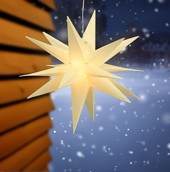 Spetebo LED Stern Deko Leuchte Outdoor günstig online kaufen