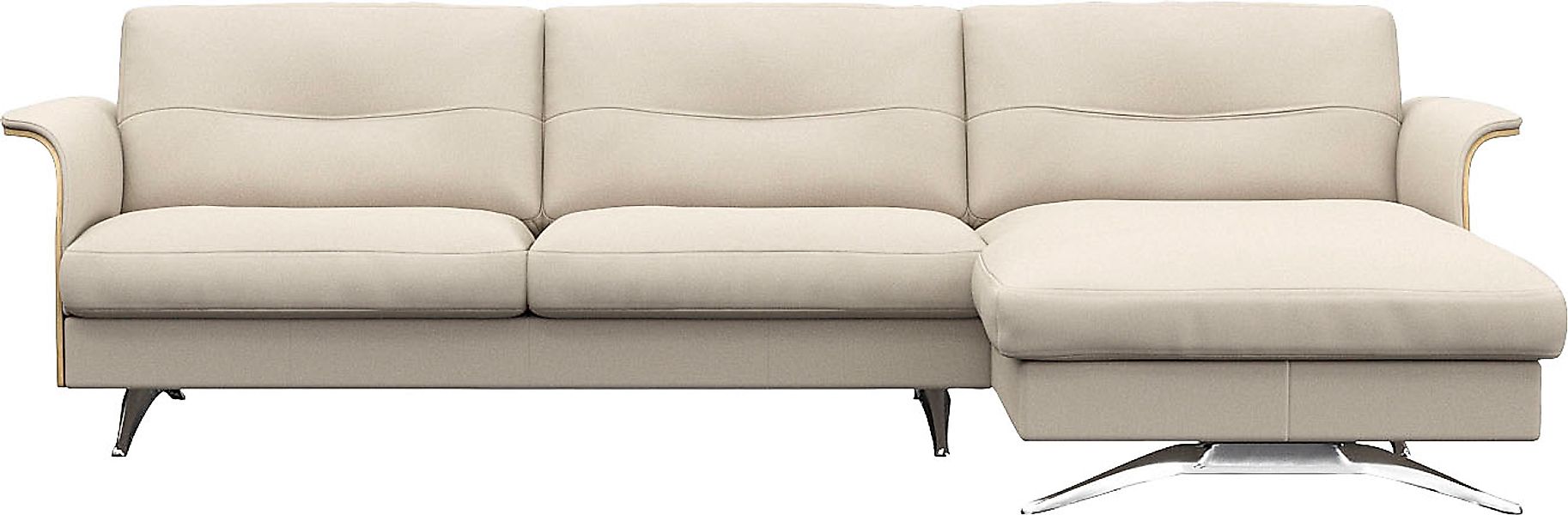 FLEXLUX Ecksofa »Glow, super bequem durch hochwertigem Sitzaufbau mit Feder günstig online kaufen