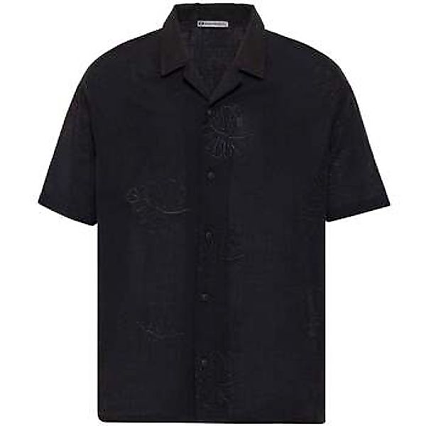 Dandalo  Hemdbluse Damian Oversize Embroidery Lapel Collar Short Sleeve Shi günstig online kaufen