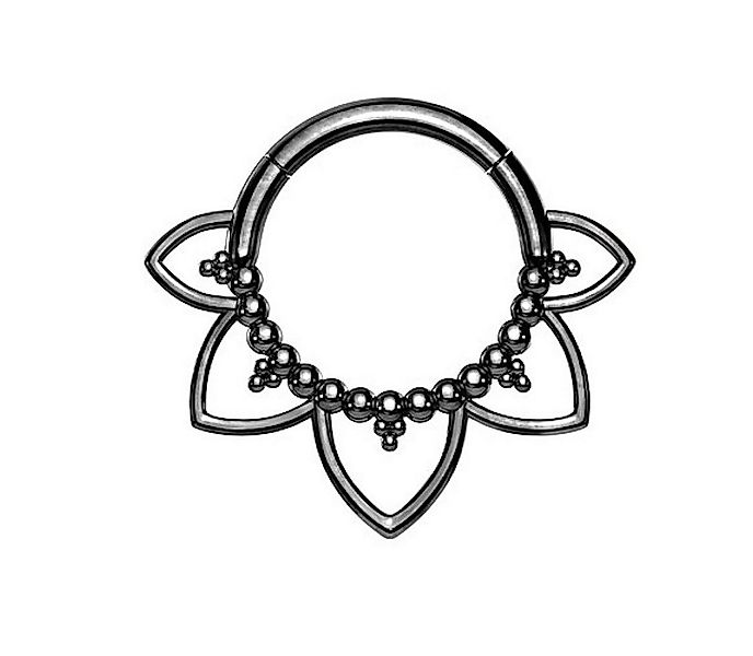 Taffstyle Nasenpiercing Septum Piercing Ring Segmentring Clicker Scharnier günstig online kaufen